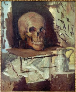 Paul Cézanne, Totenkopf und Kanne