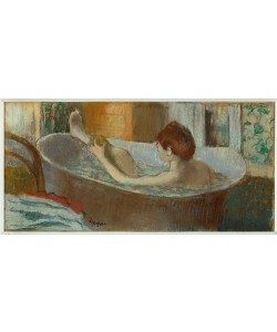Edgar Degas, Femme dans son bain se lavant la jambe