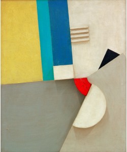 Kurt Schwitters, Relief mit rotem Segment