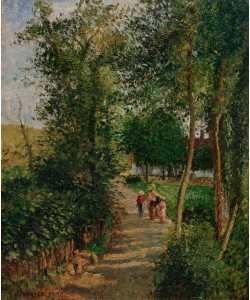 Camille Pissarro, Route de Berneval-le-Petit (maison Thievain)