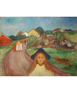 Edvard Munch, Straße in Asgardstrand