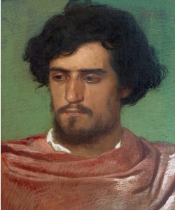 Arnold Böcklin, Kopf eines Römers