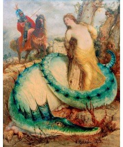 , Angelika, von einem Drachen bewacht