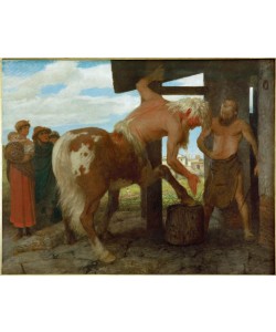 Arnold Böcklin, Kentaur in der Dorfschmiede