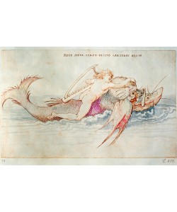 Albrecht Dürer, Arion wird von einem Delphin gerettet