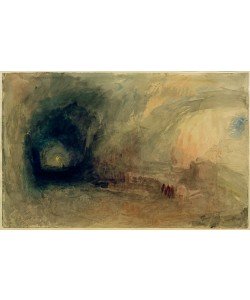 JOSEPH MALLORD WILLIAM TURNER, A Mountain Pass