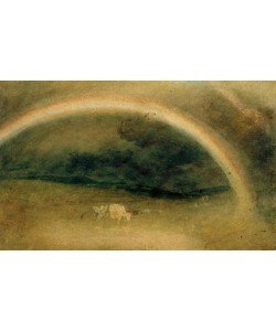 JOSEPH MALLORD WILLIAM TURNER, A Rainbow, with Cattle