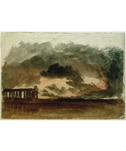 JOSEPH MALLORD WILLIAM TURNER, Paestum in a Thunderstorm