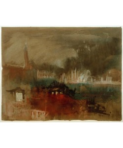 JOSEPH MALLORD WILLIAM TURNER, Venice: Fireworks on the Molo