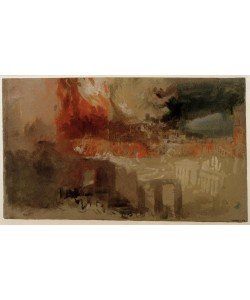JOSEPH MALLORD WILLIAM TURNER, The Burning of Rome