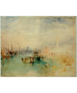 JOSEPH MALLORD WILLIAM TURNER, Venice: Shipping off the Riva degli Schiavoni, from near the Ponte dell'Arsenale