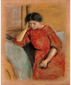 August Macke, Elisabeth im roten Kleid