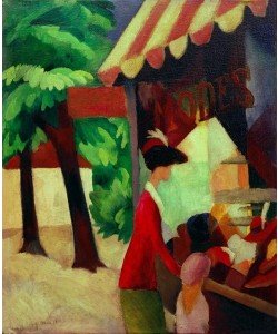 August Macke, Vor dem Hutladen