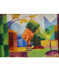 August Macke, Garten am Thuner See