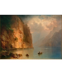 Heinrich Heinlein, Bergsee mit steiler Felswand 