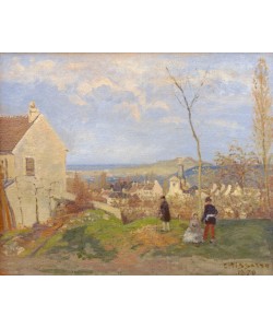 Camille Pissarro, Louveciennes, à l’arrièreplan le Mont Valérien