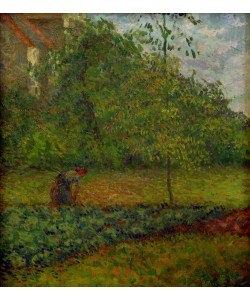 Camille Pissarro, Paysanne dans un potager à Pontoise