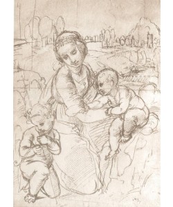 Raffael, Maria mit Kind und dem Johannesknaben
