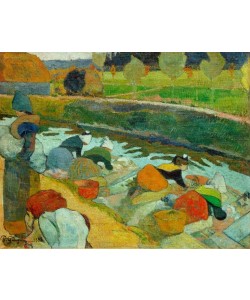 Paul Gauguin, Wäscherinnen am Roubinedu-Roi-Kanal