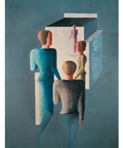 Oskar Schlemmer, Vier Figuren und Kubus