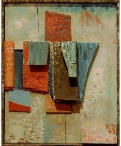 Kurt Schwitters, Coloured Wood Construction