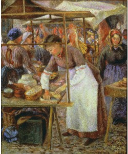 Camille Pissarro, Die Fleischerin