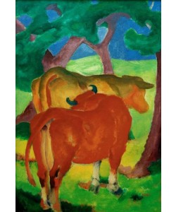 Franz Marc, Kühe unter Bäumen