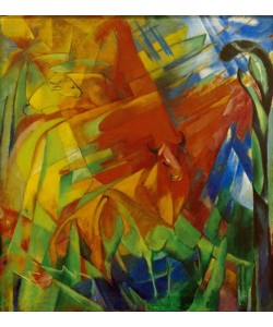 Franz Marc, Bild mit Rindern II