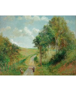 Camille Pissarro, Landschaft in Berneval, Nachmittag