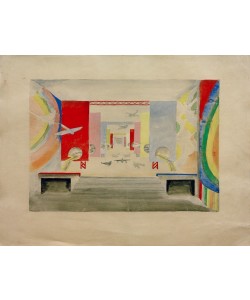 Robert Delaunay, Entwurf für die Innengestaltung für das Palais de l’Air (Lu