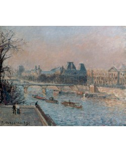 Camille Pissarro, Le Louvre, aprèsmidi