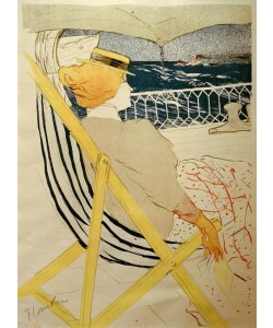 Henri de Toulouse-Lautrec, Die Reisende von Kabine 54