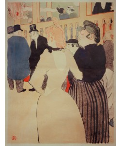 Henri de Toulouse-Lautrec, Au Moulin Rouge: La Goulue et sa soeur