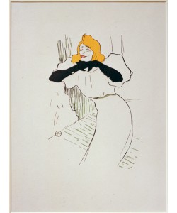 Henri de Toulouse-Lautrec, Yvette Guilbert dans Linger longer loo