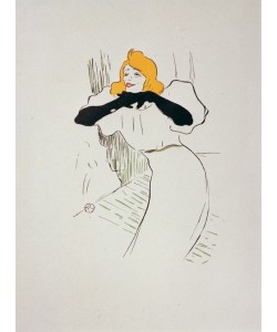 Henri de Toulouse-Lautrec, Yvette Guilbert dans Linger longer loo