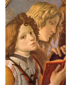 Sandro Botticelli, Maria mit dem Kinde und sechs Engeln