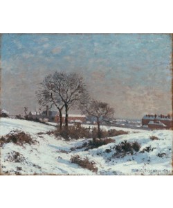 Camille Pissarro, Paysage sous la neige, Upper Norwood