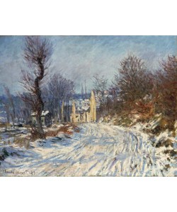 Claude Monet, La Route de Giverny en hiver