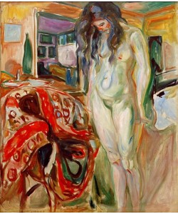 Edvard Munch, Model ved kurvstolen I