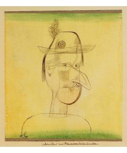 Paul Klee, Komische Figur aus einem bayrischen Volksstück