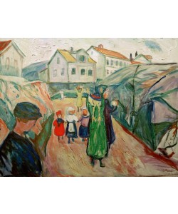 Edvard Munch, Dorfstraße Kragerö