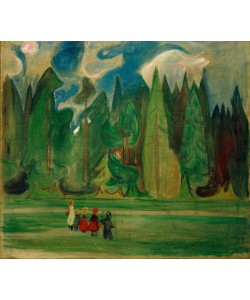 Edvard Munch, Kinder im Wald