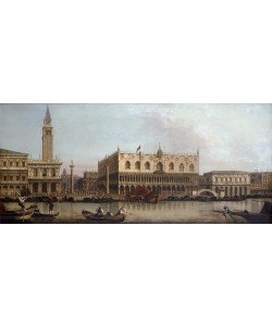 Giovanni Antonio Canaletto, Ansicht des Molo vom Bacino di S.Marco