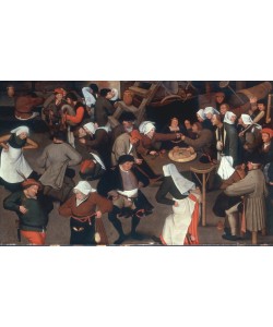 Pieter Brueghel der Jüngere, Der Hochzeitstanz im Innenraum