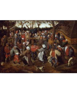 Pieter Brueghel der Jüngere, Der Hochzeitstanz im Freien