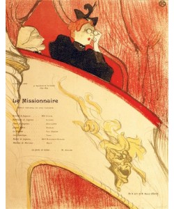 Henri de Toulouse-Lautrec, La loge au mascron doré