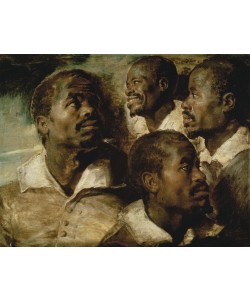 Peter Paul Rubens, Vier Kopfstudien eines Negers