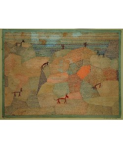 Paul Klee, Landschaft mit Eseln