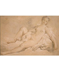 Francois Boucher, Mädchenakt mit Taube
