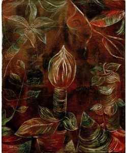 Paul Klee, Decoratives Pflanzenbild ‘Die Knospe'
